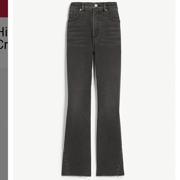 Cropped Flare High Rise Jeans - Picture 2 of 5